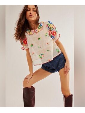 Free People Flowers of Love top